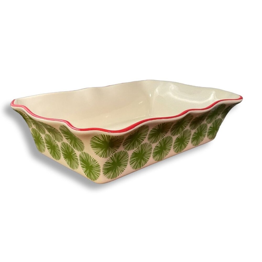 The Pioneer Woman Baking Dish 8x12x3 Christmas Poinsettia Holiday Oven Stoneware - Picture 9 of 9